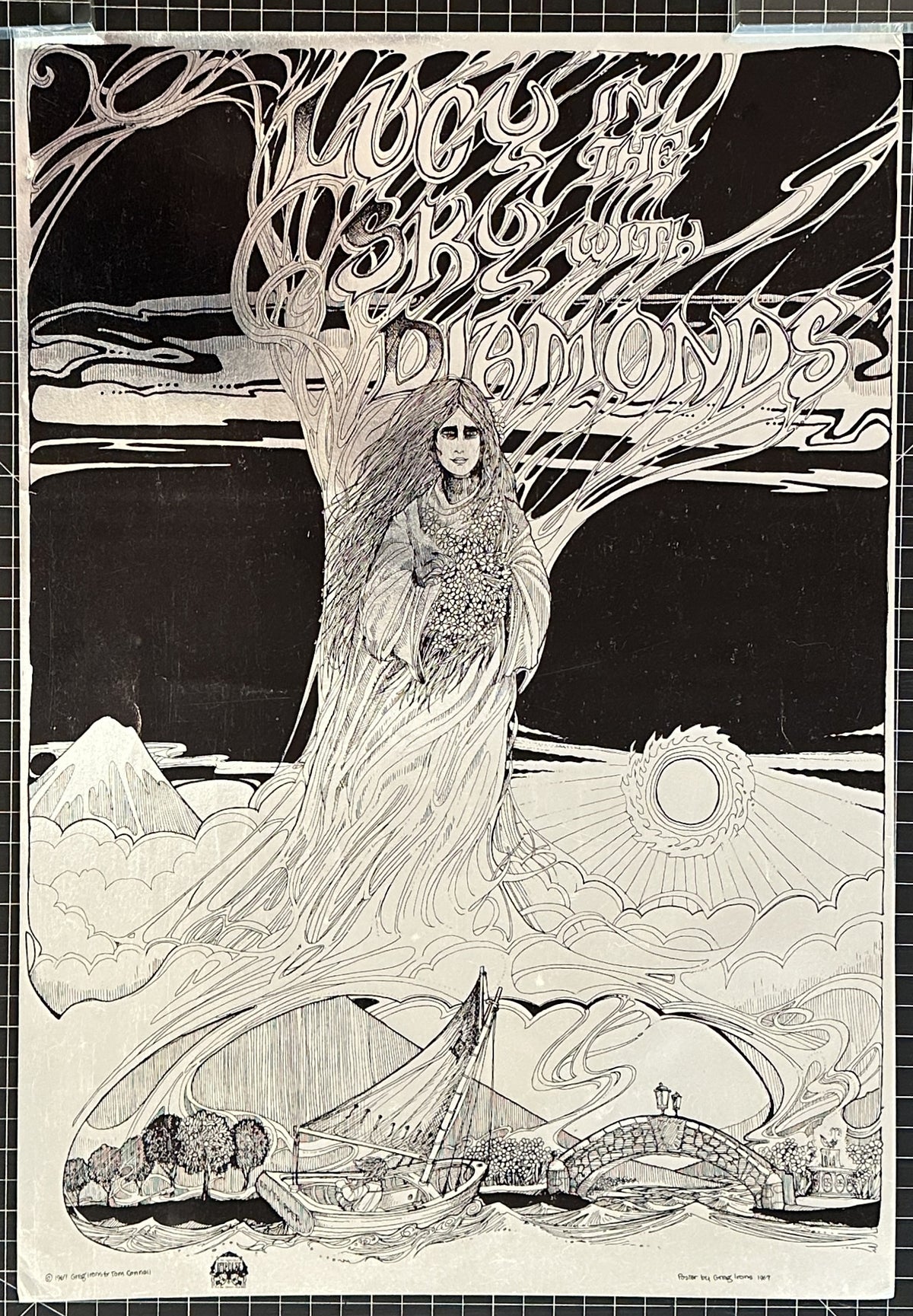 Lucy in the Sky with Diamonds by Greg Irons - Original Vintage Poster