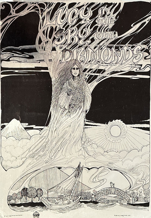 Lucy in the Sky with Diamonds by Greg Irons - Original Vintage Poster