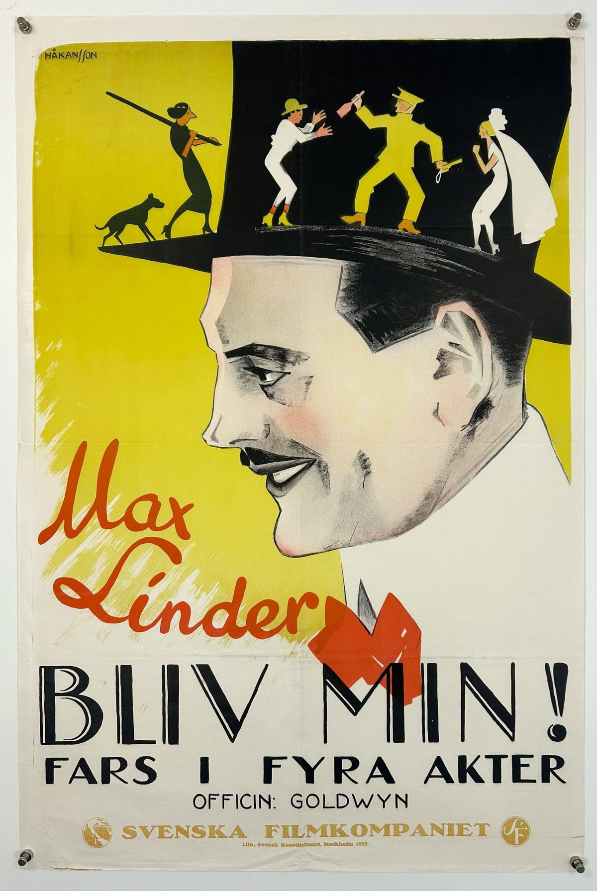 Be My Wife, Swedish Release - Original Vintage Poster