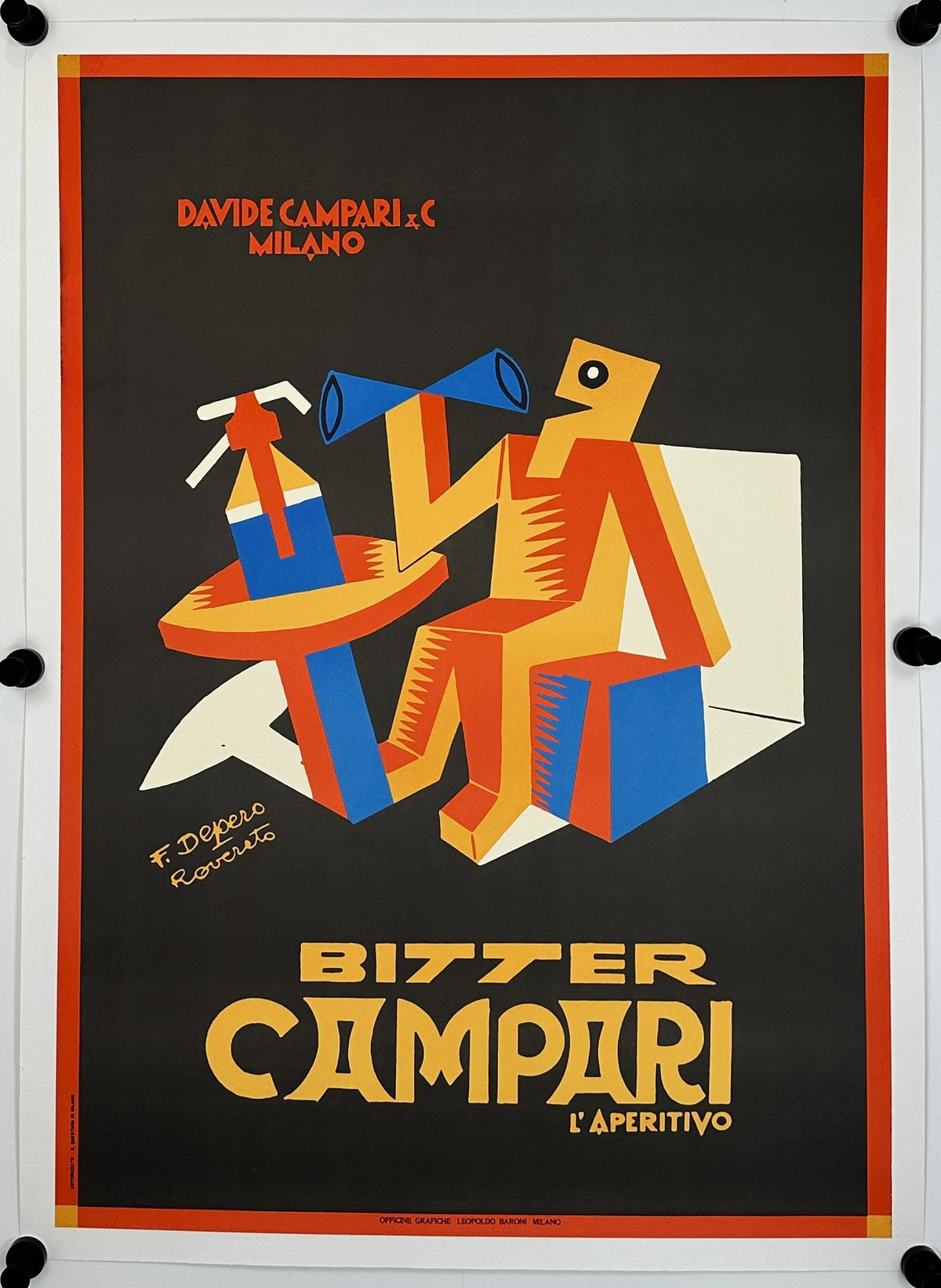 Bitter Campari - Original Vintage Poster