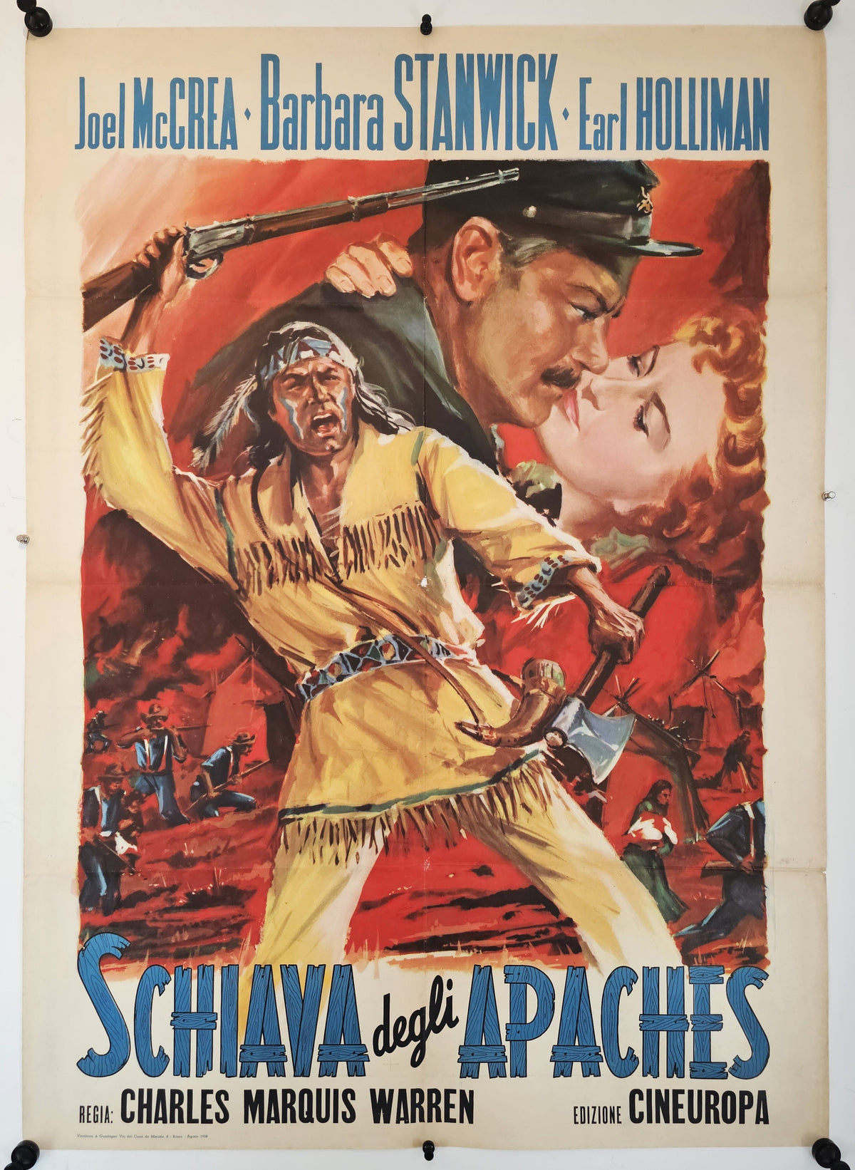 Trooper Hook, Italian Release - Original Vintage Poster