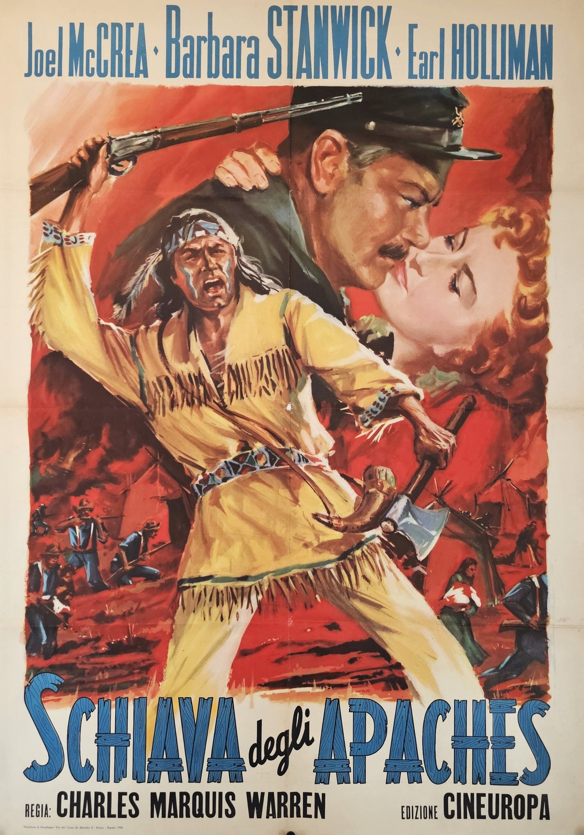 Trooper Hook, Italian Release - Original Vintage Poster