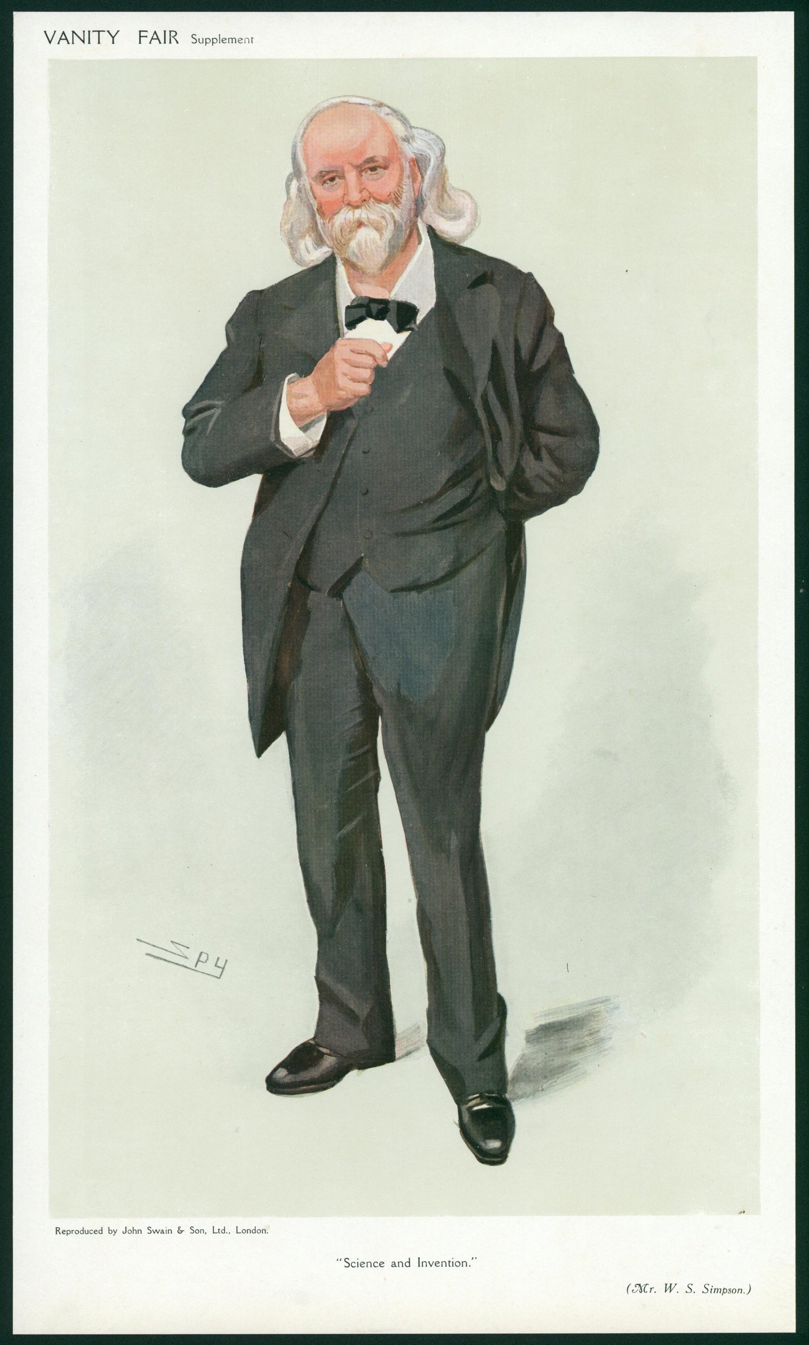 Science & Invention, Men of the Day- Vanity Fair  - Original Vintage Illustration