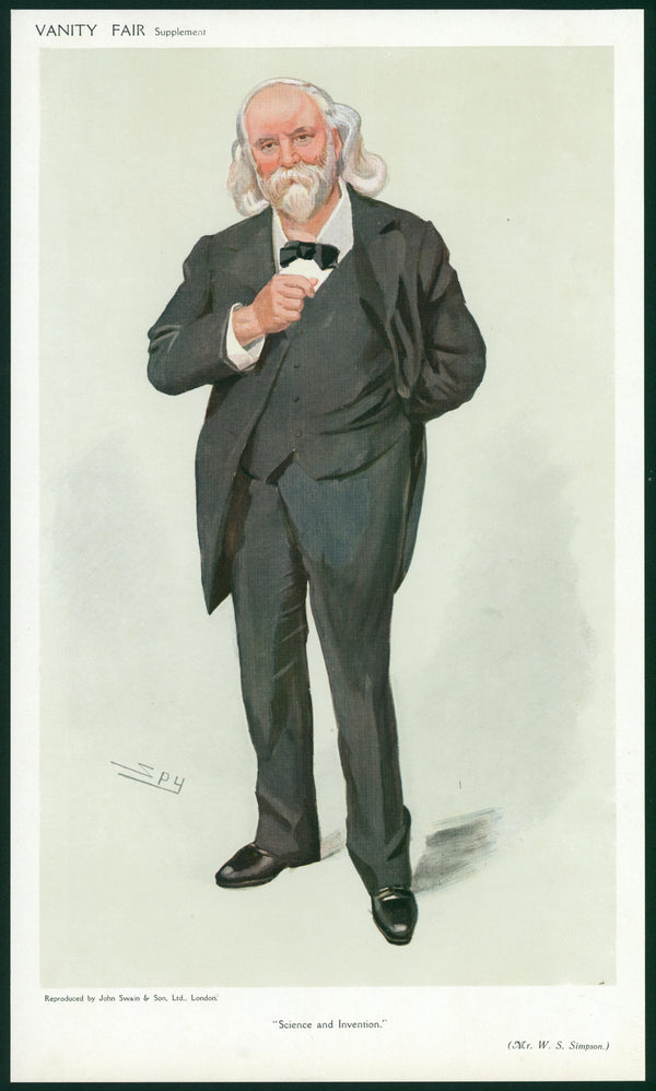 Science & Invention, Men of the Day- Vanity Fair  - Original Vintage Illustration