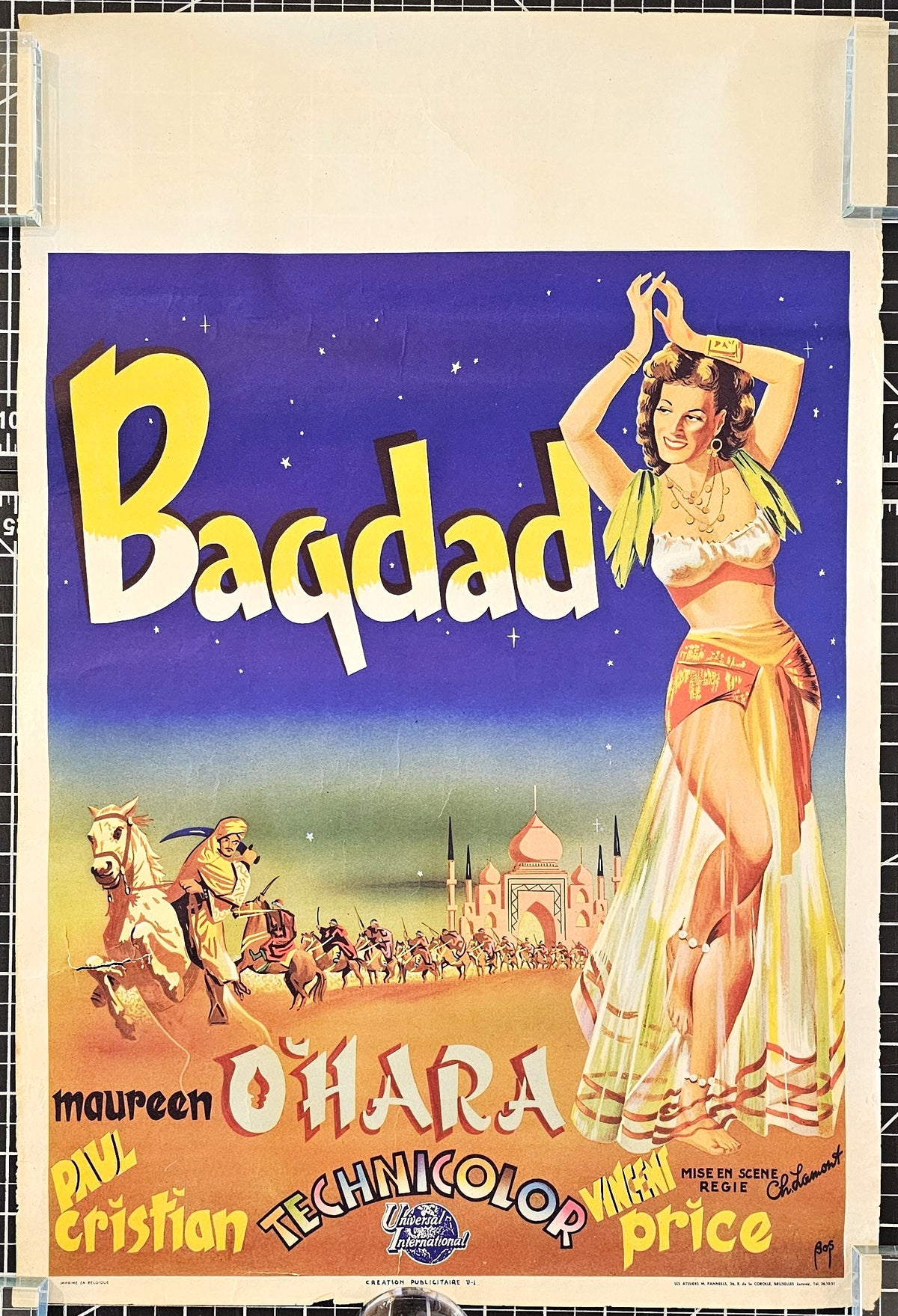 Bagdad O'hara - Original Vintage Poster