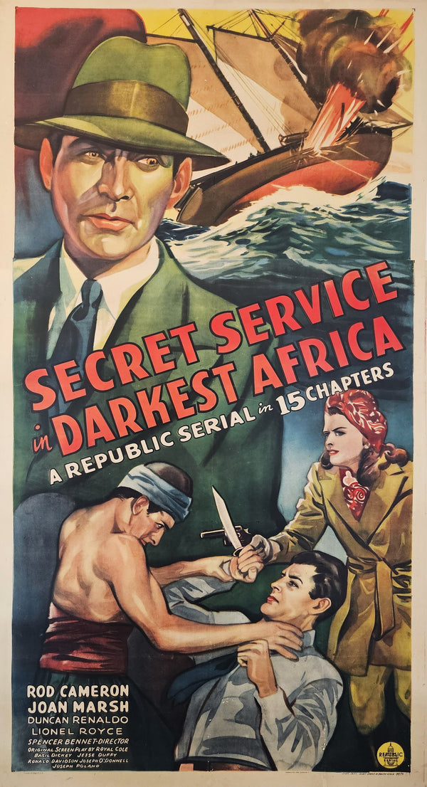 Secret Service in Darkest Africa - Original Vintage Poster