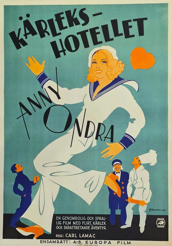 The Love Hotel, Swedish Release - Original Vintage Poster