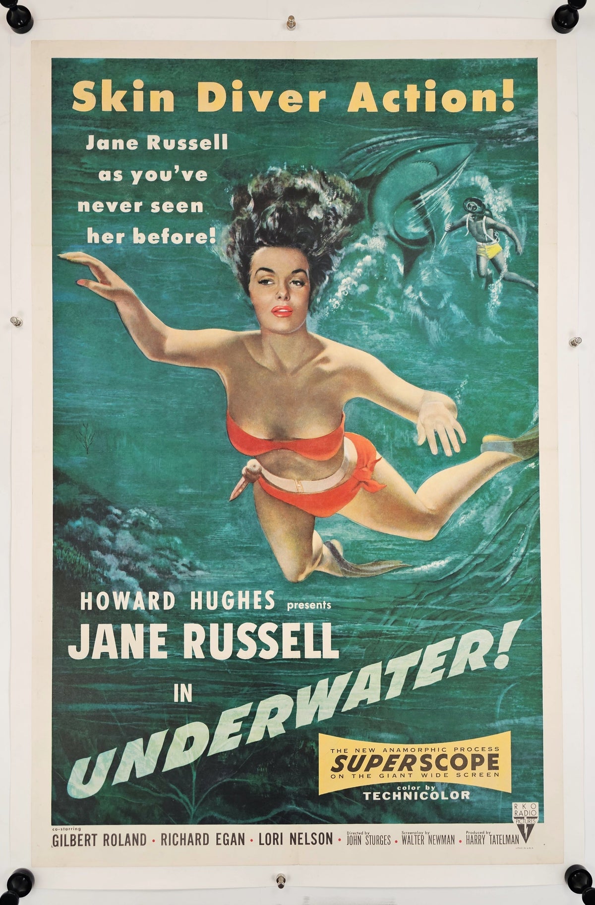 Underwater! - Original Vintage Poster