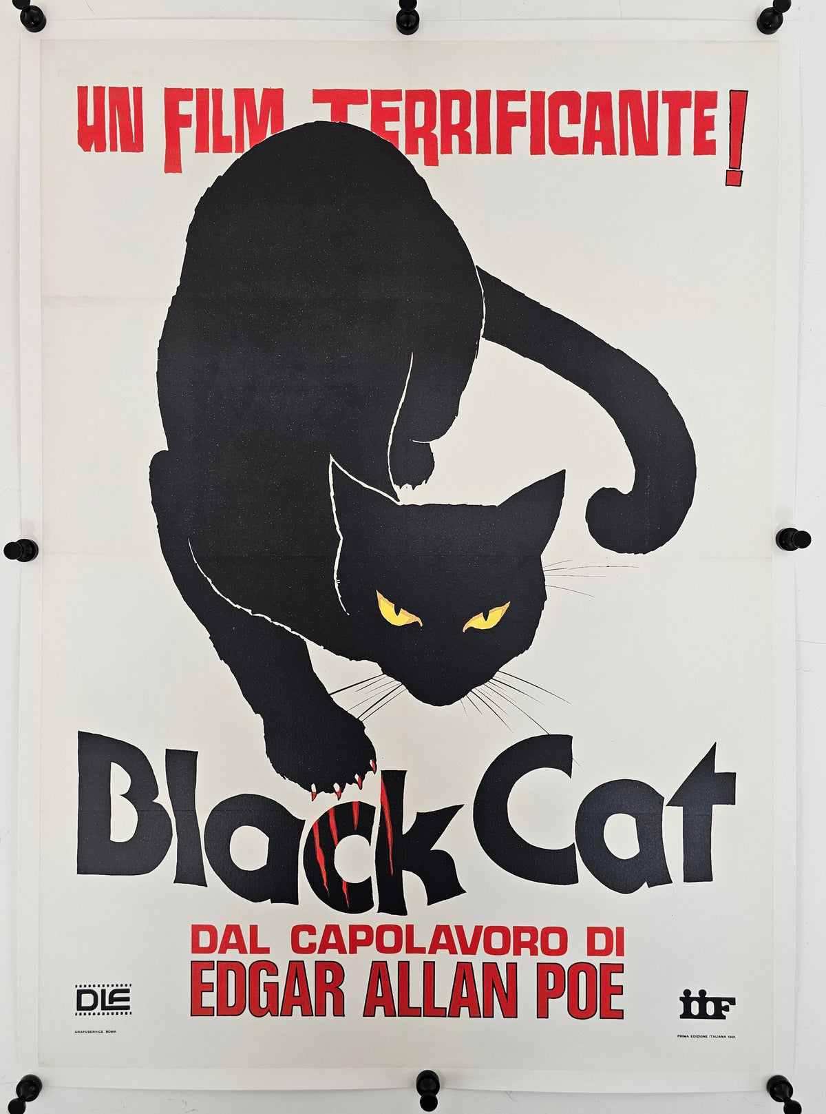 Black Cat - Original Vintage Poster