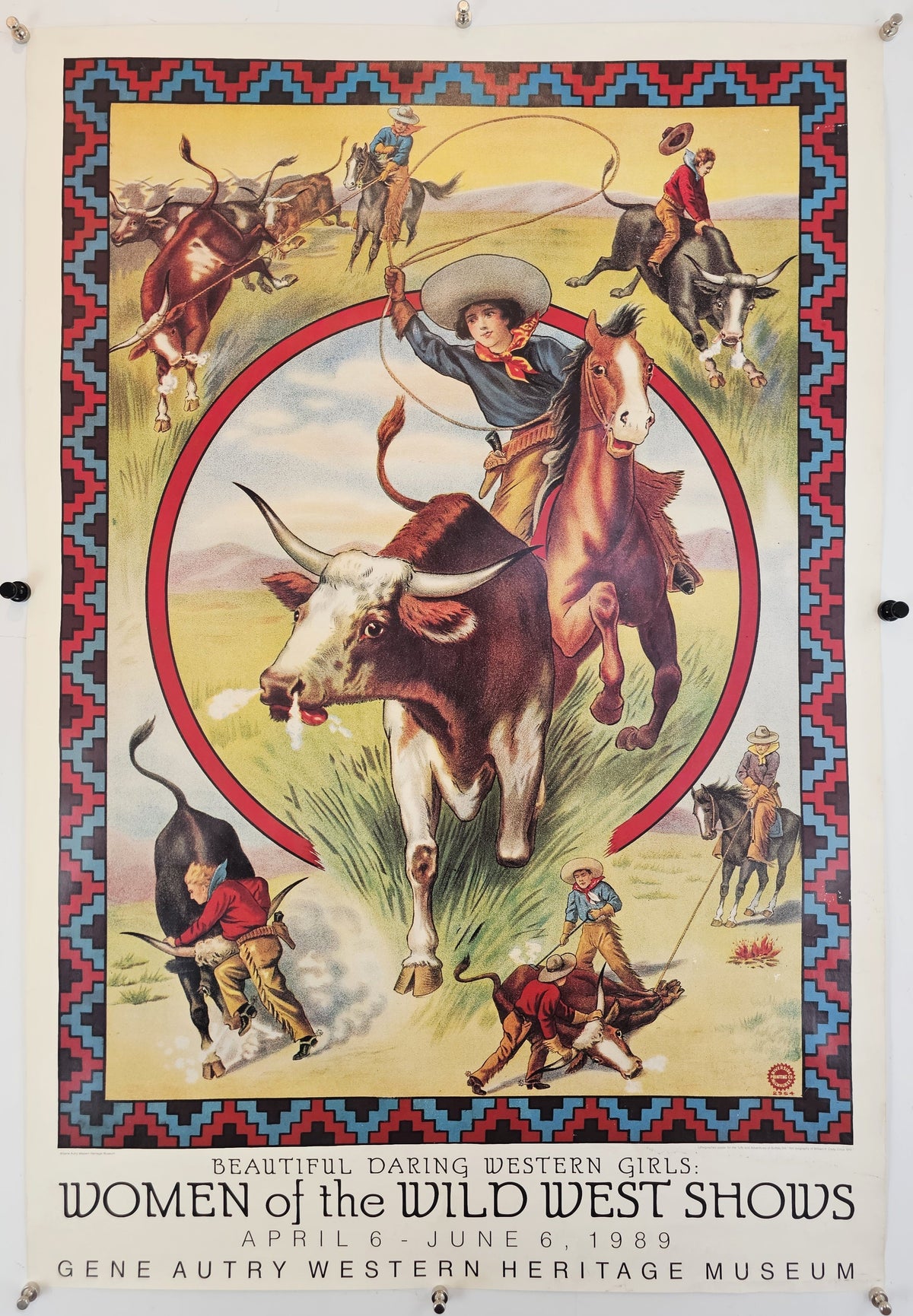 Women of the Wild West Shows - Original Vintage Poster