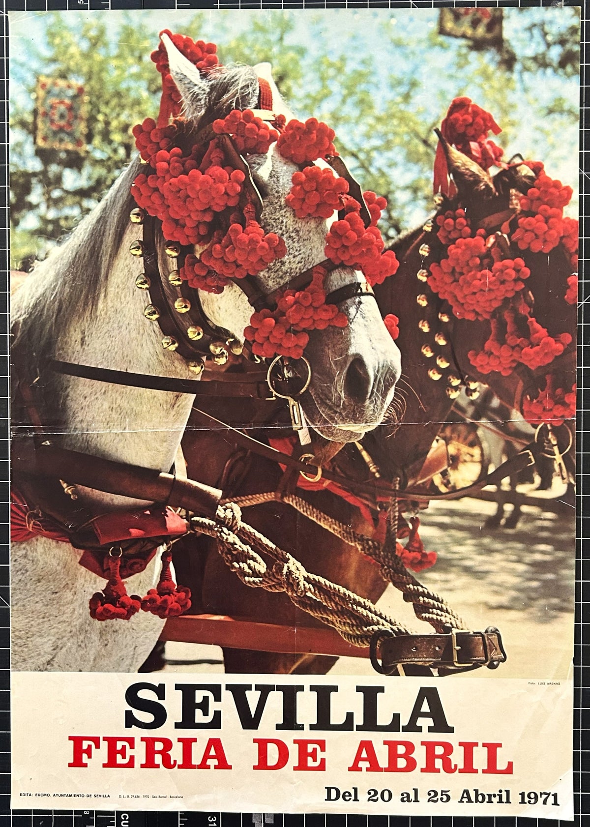 Feria de Abril, Sevilla - Original Vintage Poster
