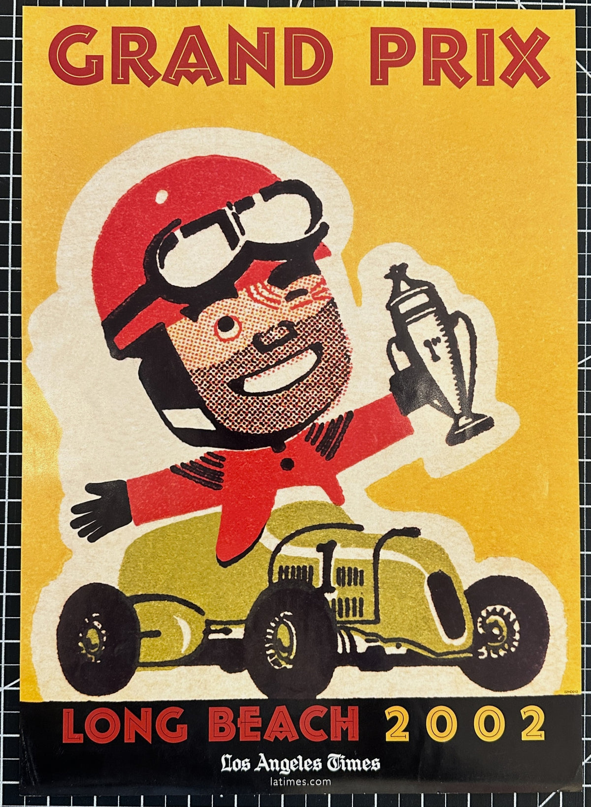 Grand Prix, Long Beach - Original Vintage Poster