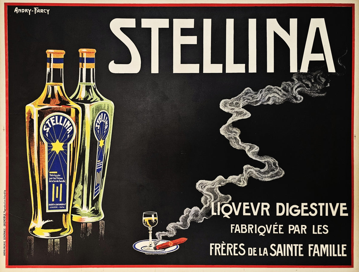 Stellina, Liqeueur Digestive   - Original Vintage Poster