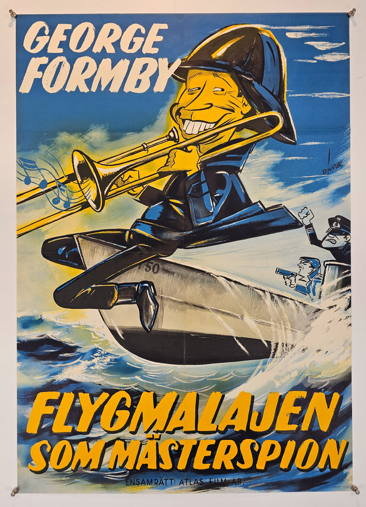 It's in the Air, Swedish Release - Original Vintage Poster