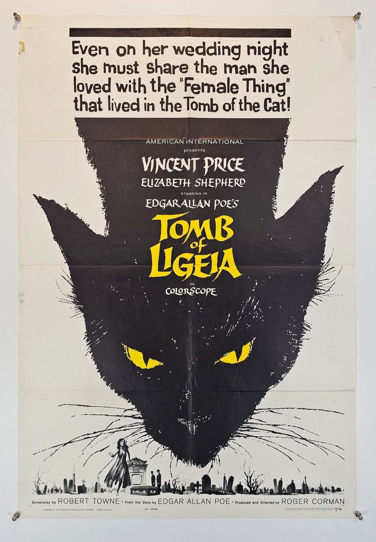 The Tomb of Ligeia - Original Vintage Poster