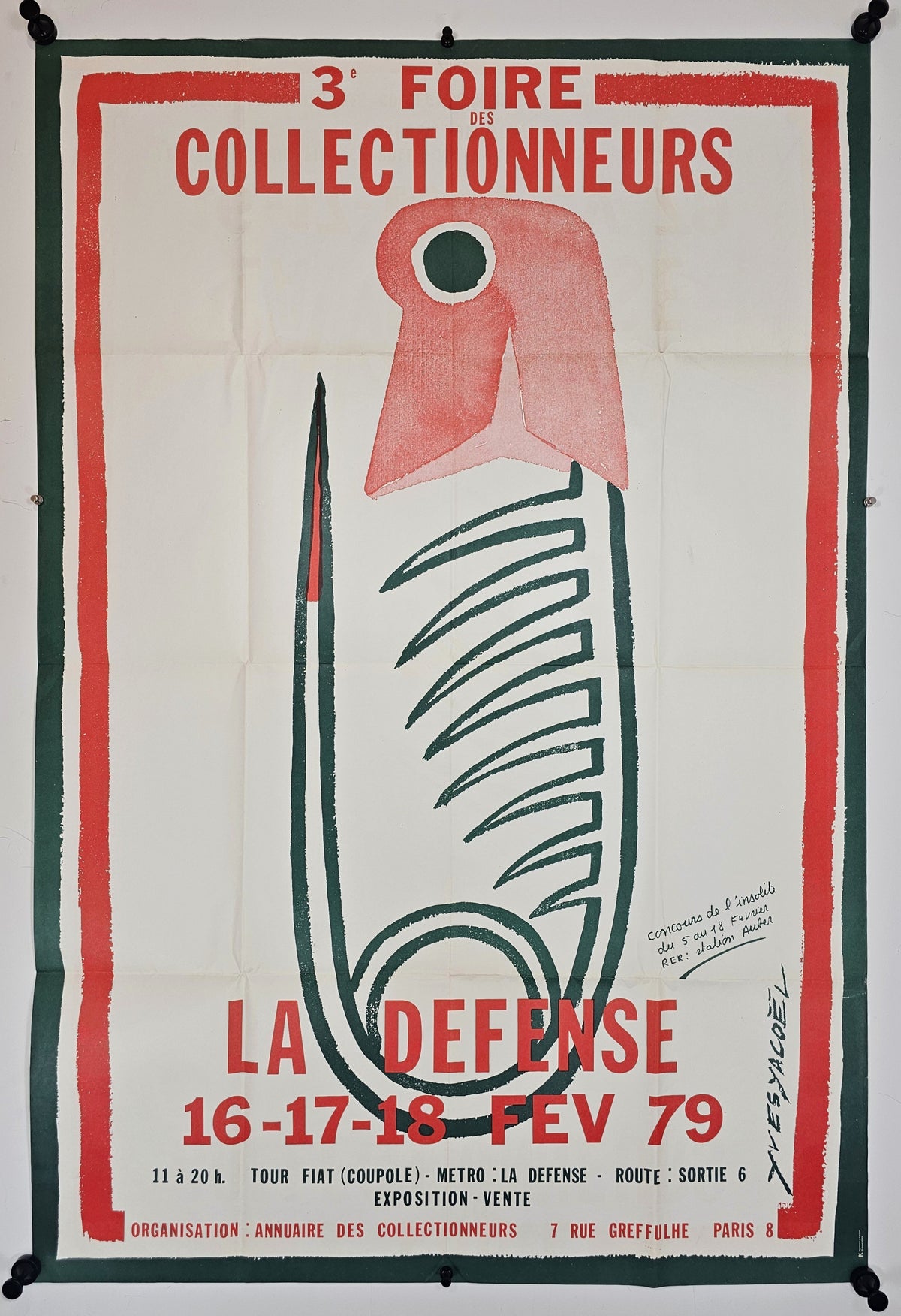 Collectors Fair - Original Vintage Poster