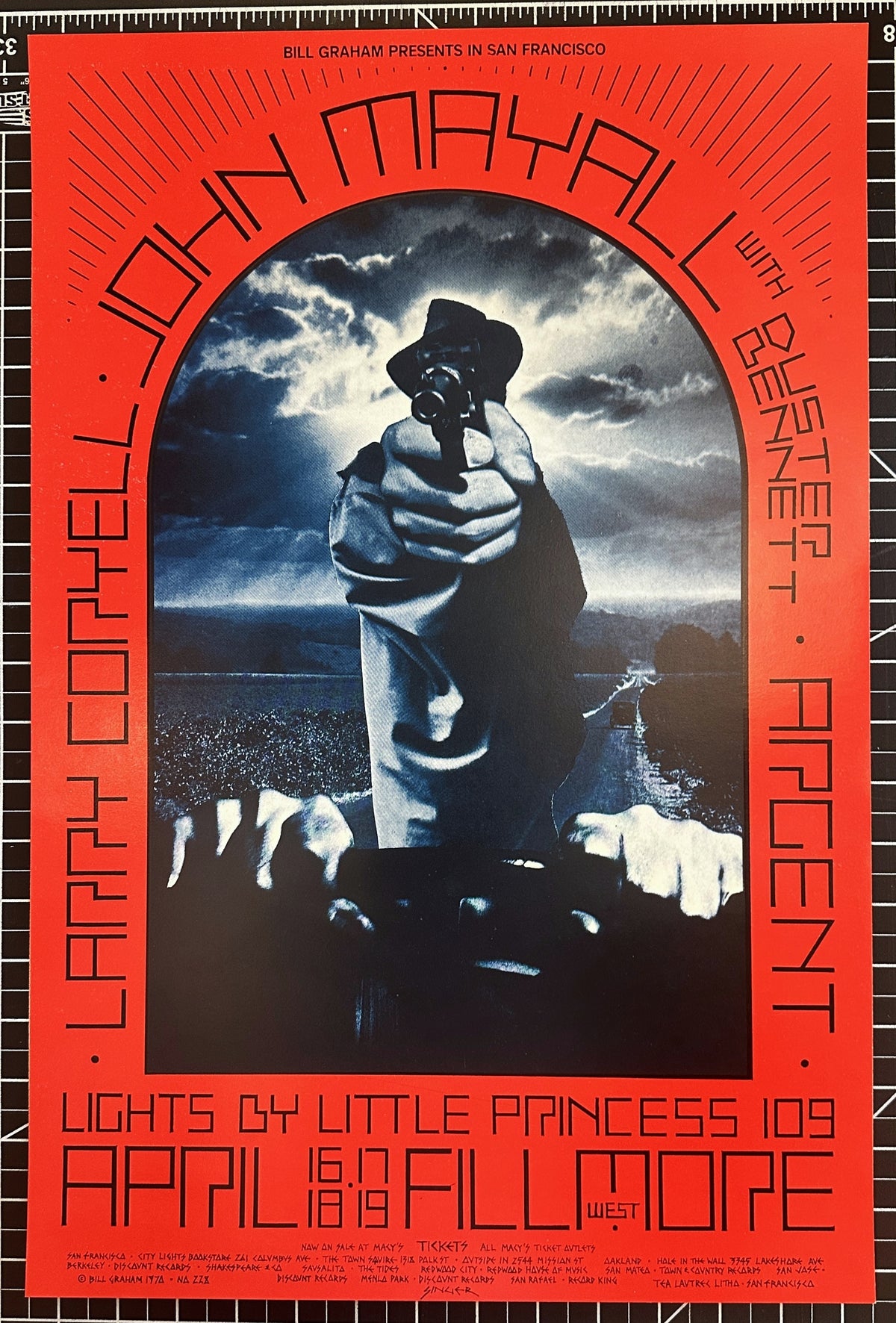John Mayall, Larry Corywell (BG-228-1) - Original Vintage Poster