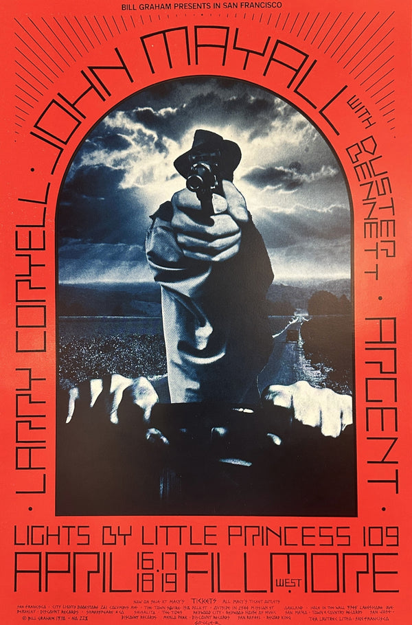 John Mayall, Larry Corywell (BG-228-1) - Original Vintage Poster