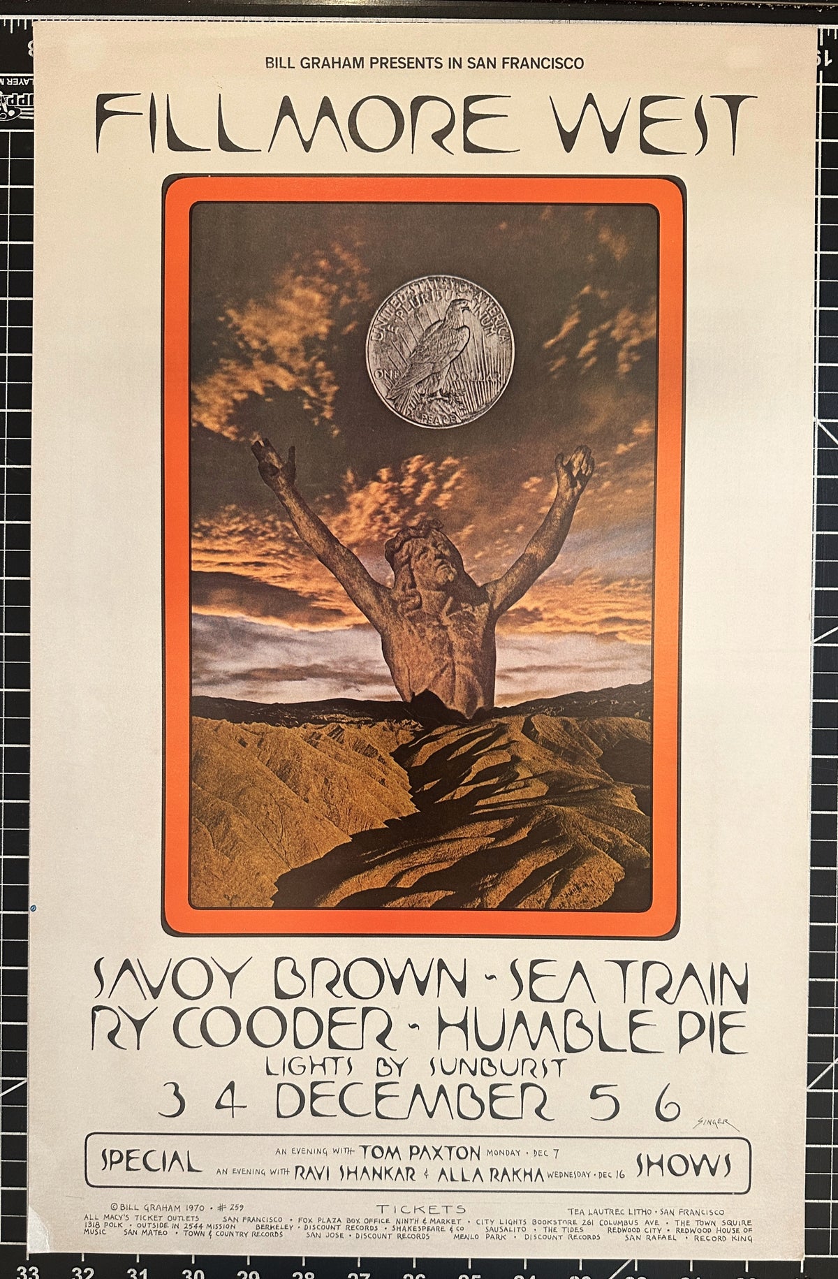 Savoy Brown, Sea Train (BG-259-1) - Original Vintage Poster