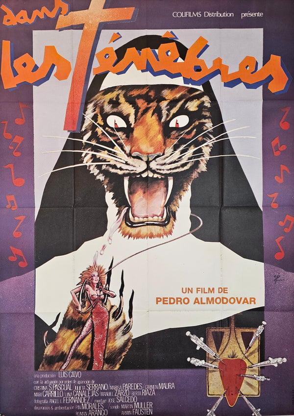 Dark Habits, French Release - Original Vintage Poster