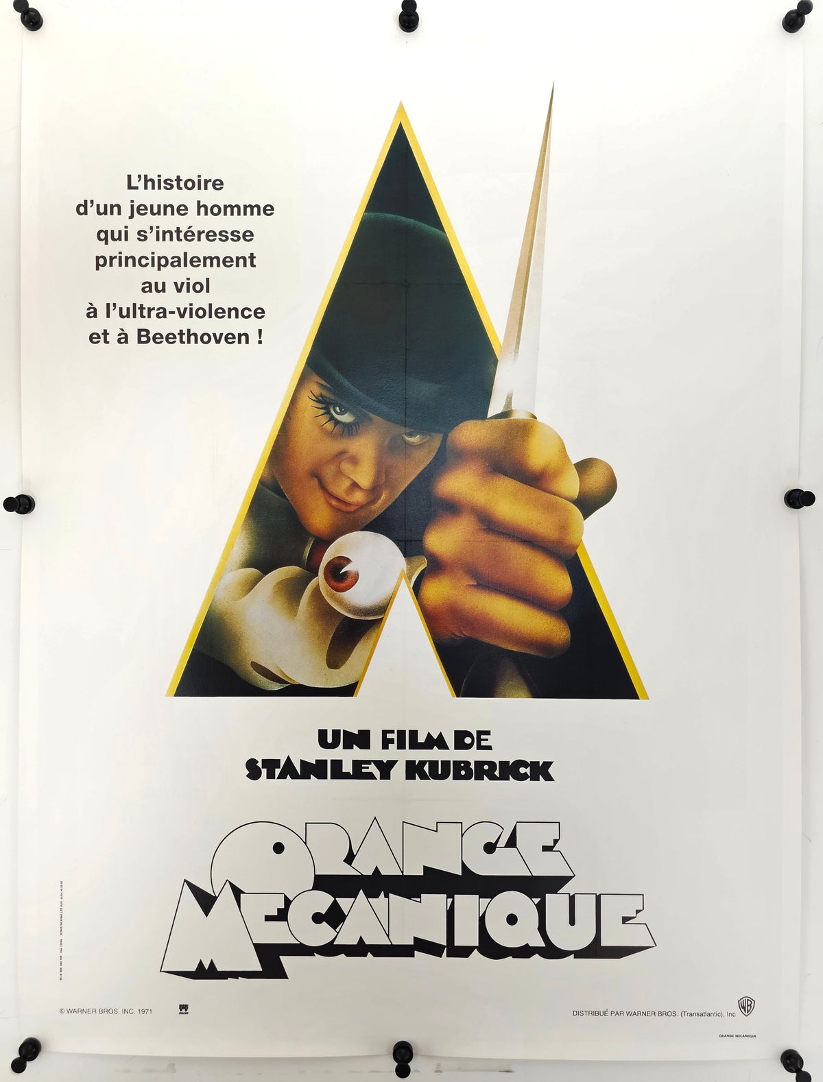 Clockwork Orange, French Release - Original Vintage Poster