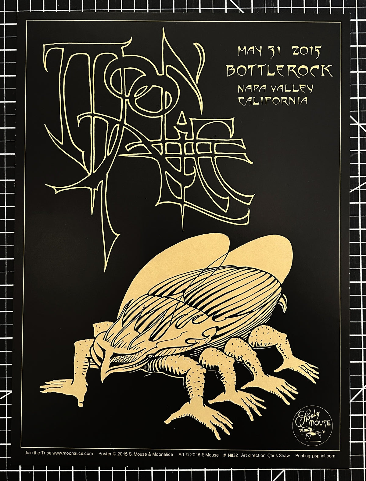 Moonalice at Bottle Rock by Stanley Mouse - Original Vintage Poster