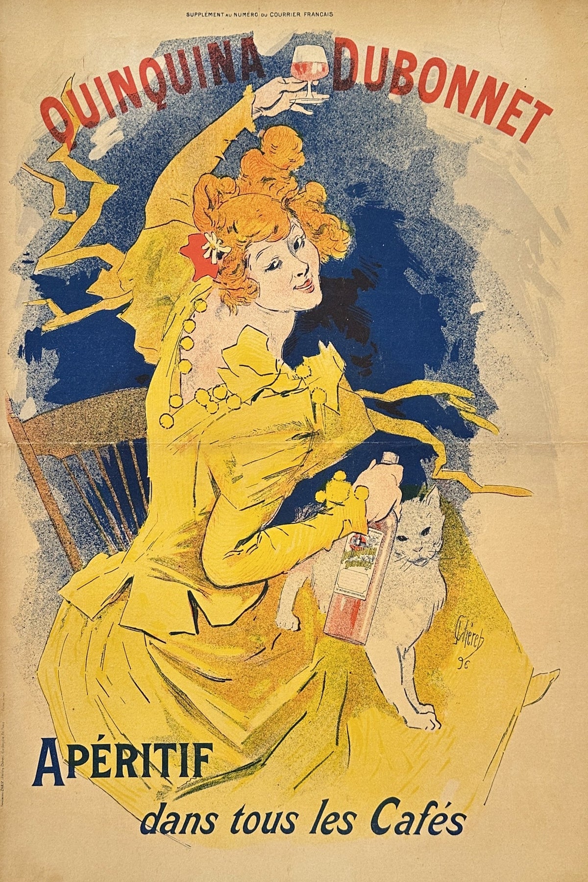 Quinquina Dubonnet by Chéret - Original Vintage Poster