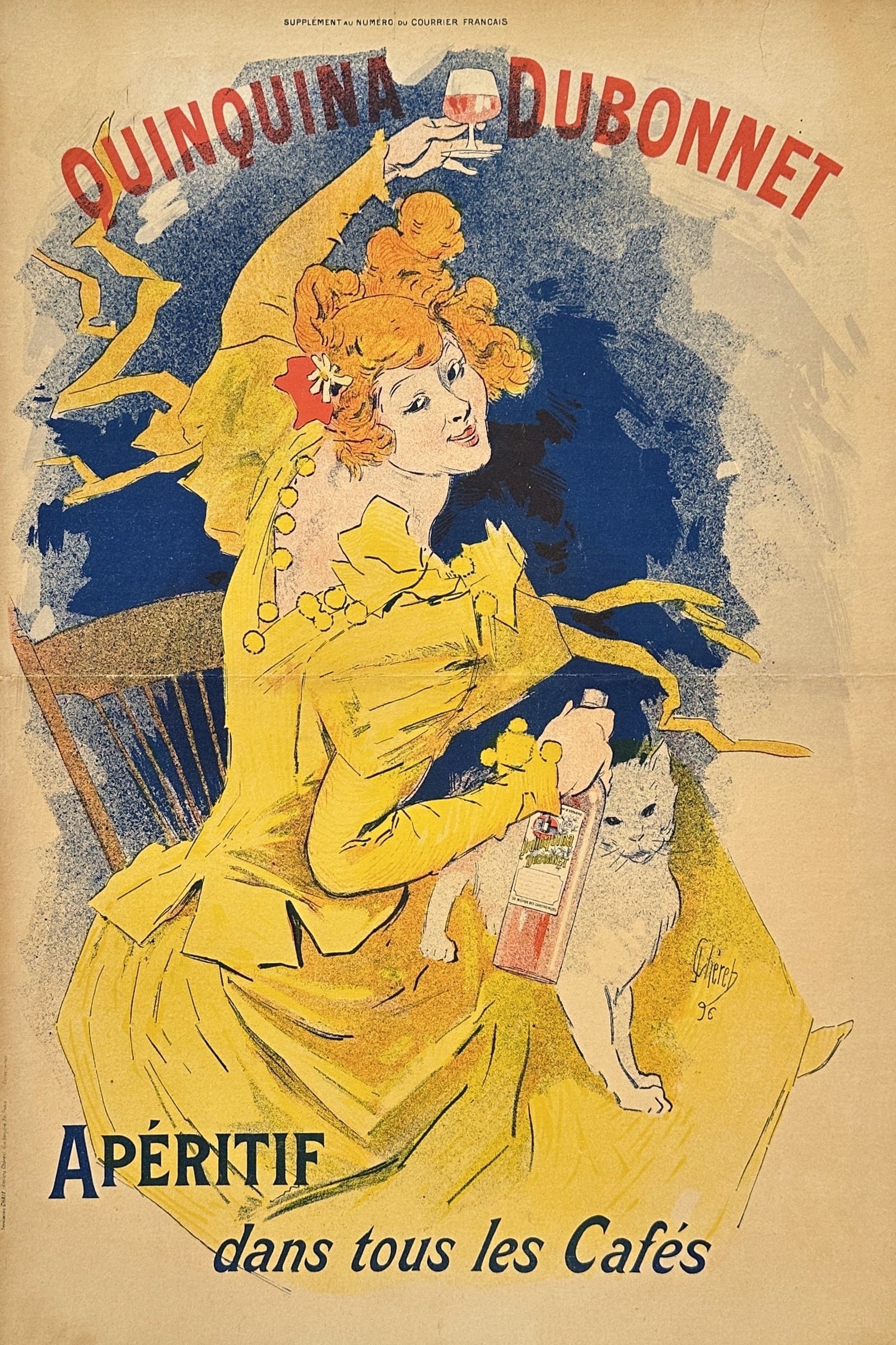 Quinquina Dubonnet by Chéret - Original Vintage Poster