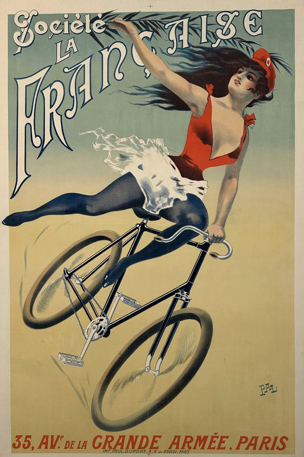 Société La Française Cycles by PAL - Original Vintage Poster