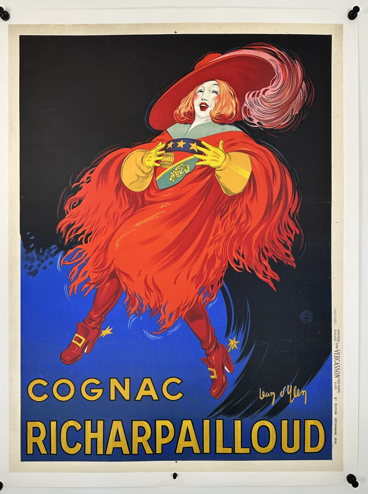 Cognac Richarpailloud by Jean D'ylen  - Original Vintage Poster