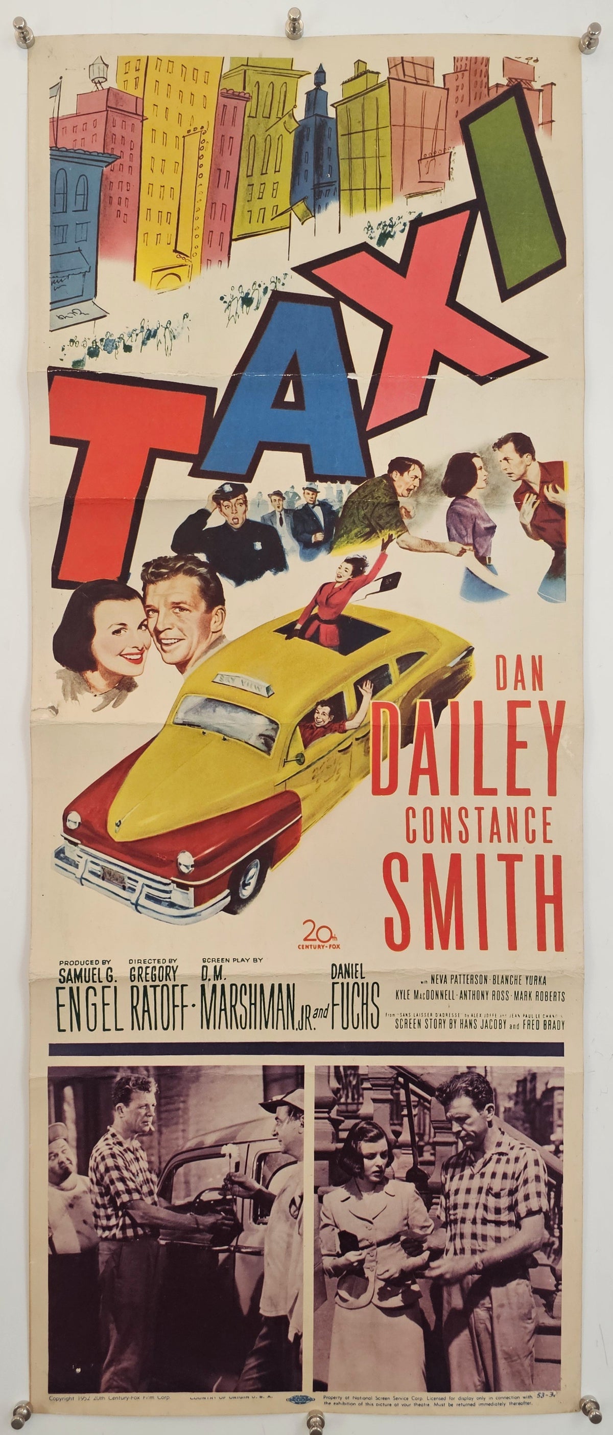 Taxi - Original Vintage Poster