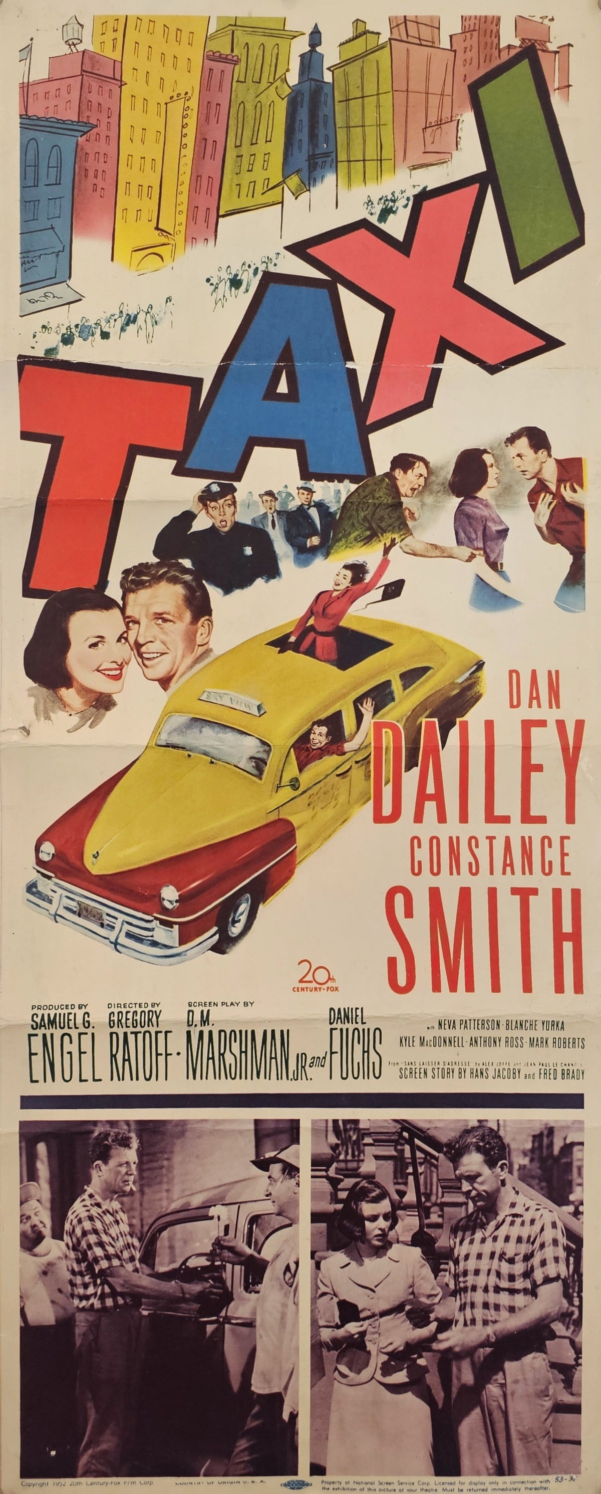 Taxi - Original Vintage Poster
