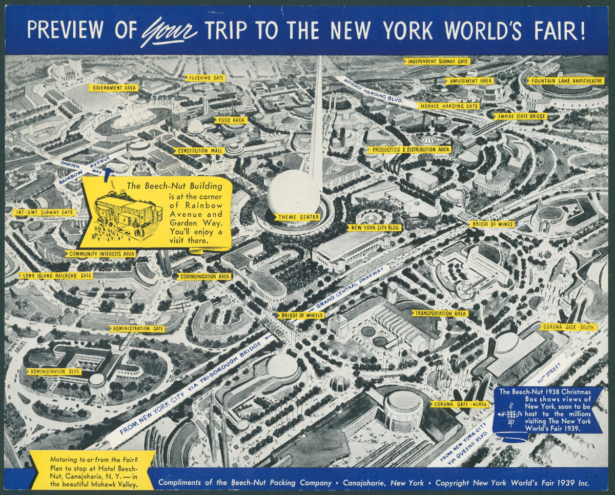 New York World's Fair  - Original Vintage Poster