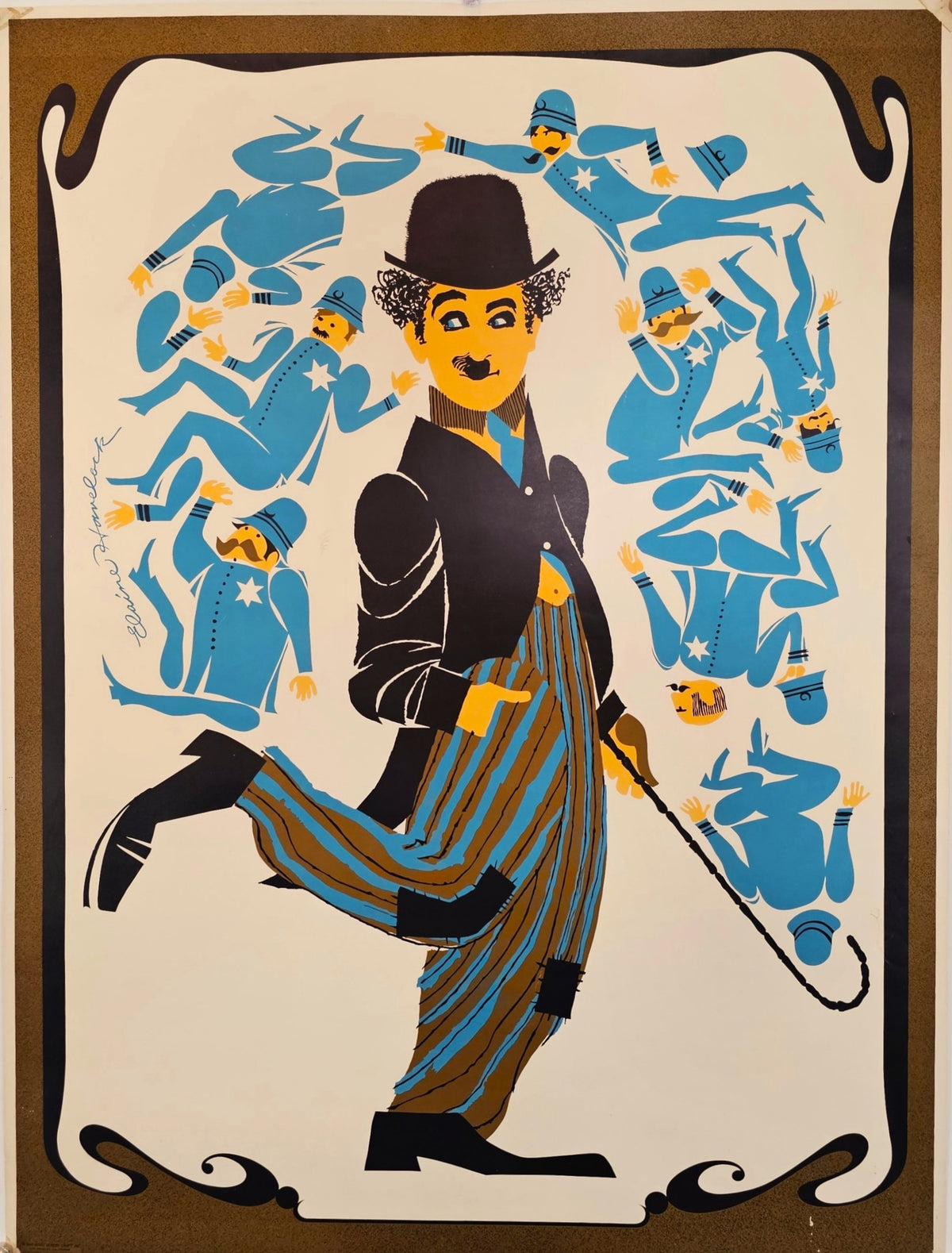 Charlie Chaplin by Elaine Havelock - Original Vintage Poster