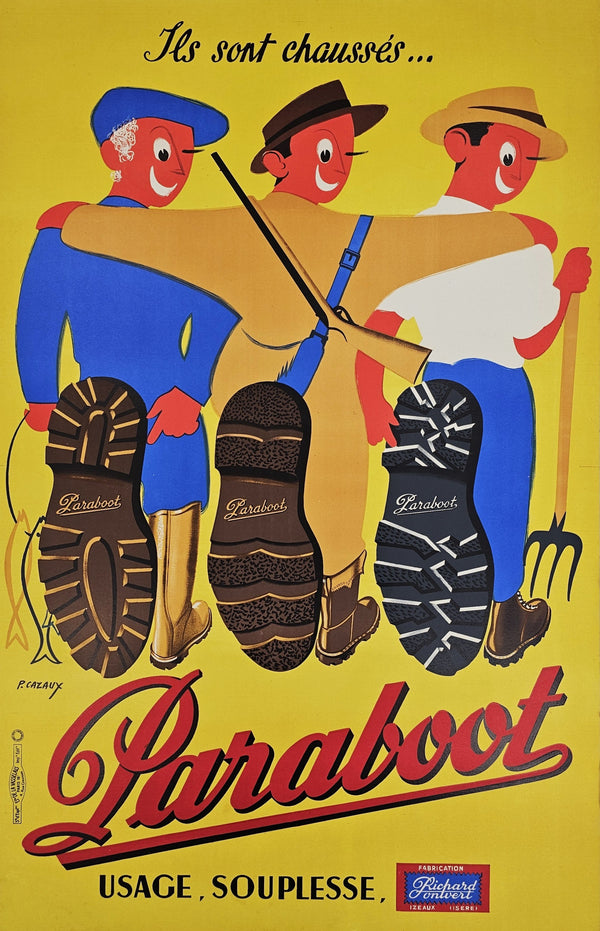 Paraboot Shoes - Original Vintage Poster