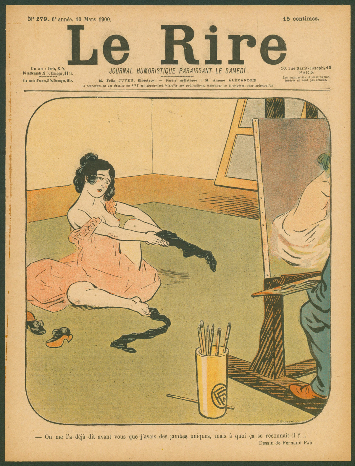 I Have Unique Legs, Le Rire - Original Vintage Cover Art:
