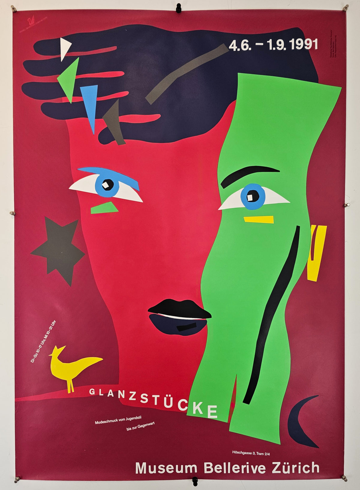 Museum Bellerive, Zurich - Original Vintage Poster