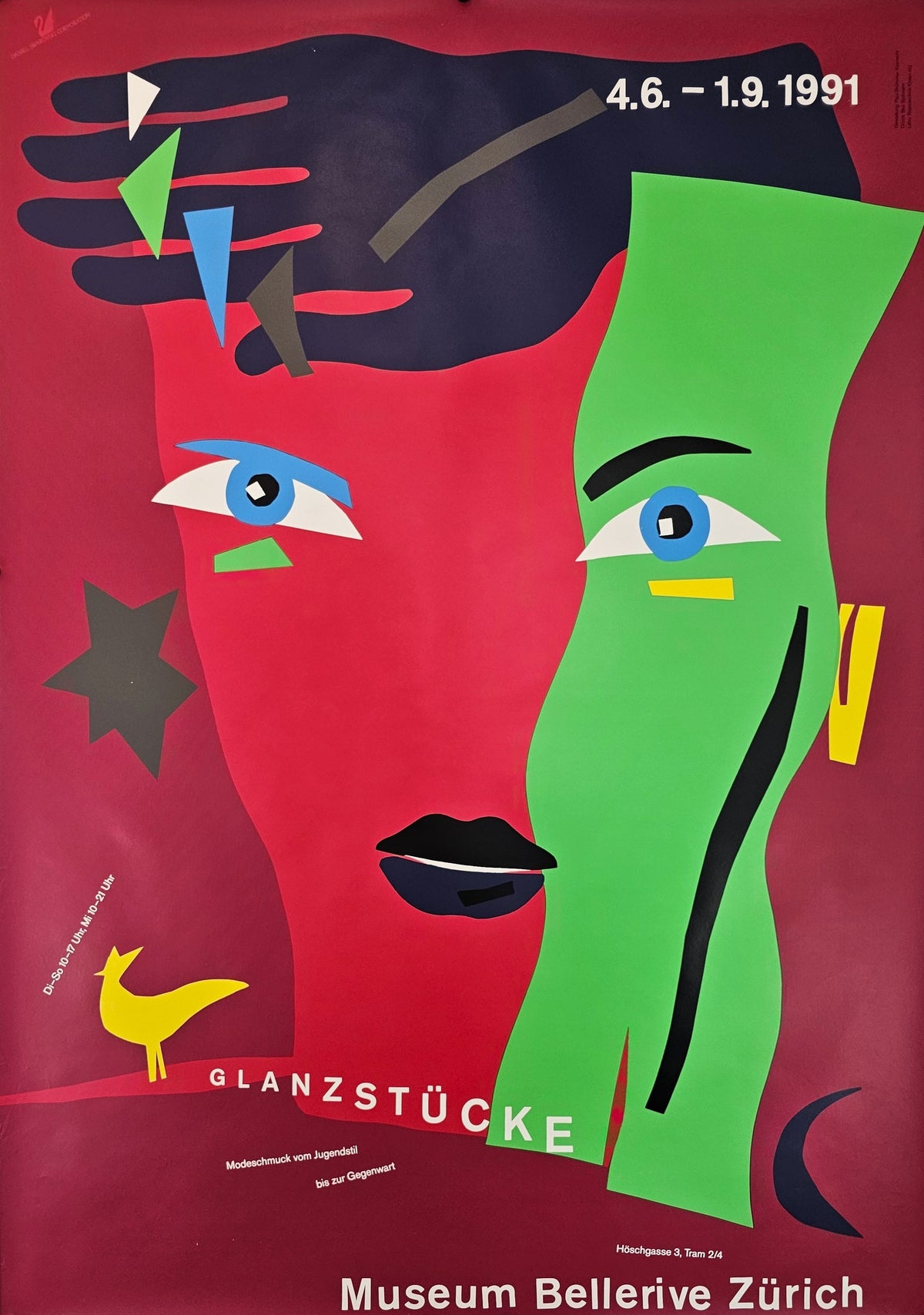 Museum Bellerive, Zurich - Original Vintage Poster