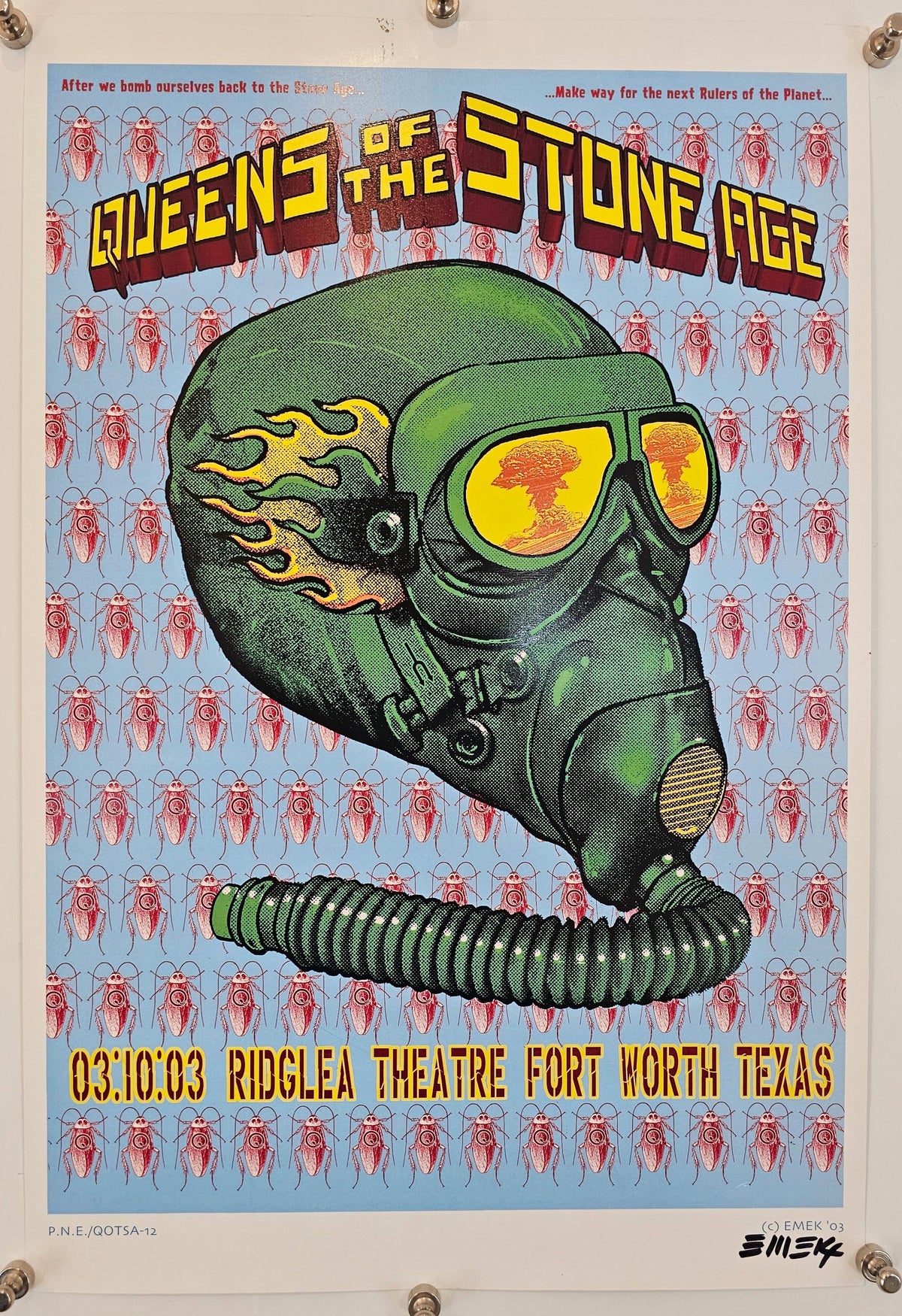 Queens Of The Stone Age by Emek - Original Vintage Poster
