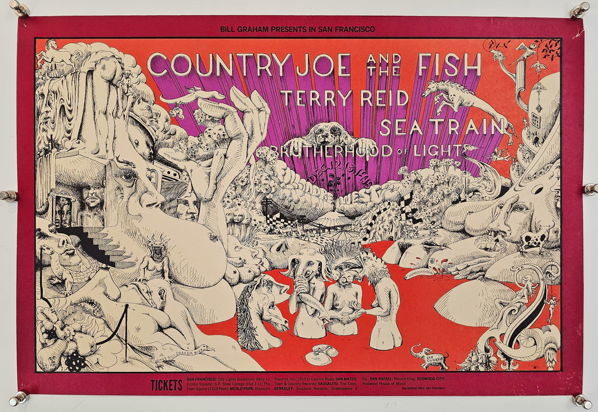 Country Joe by Lee Conklin (BG-149-1) - Original Vintage Poster