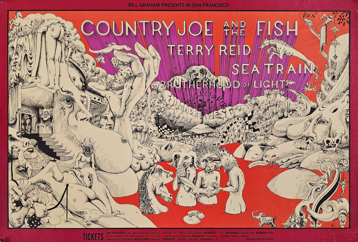 Country Joe by Lee Conklin (BG-149-1) - Original Vintage Poster