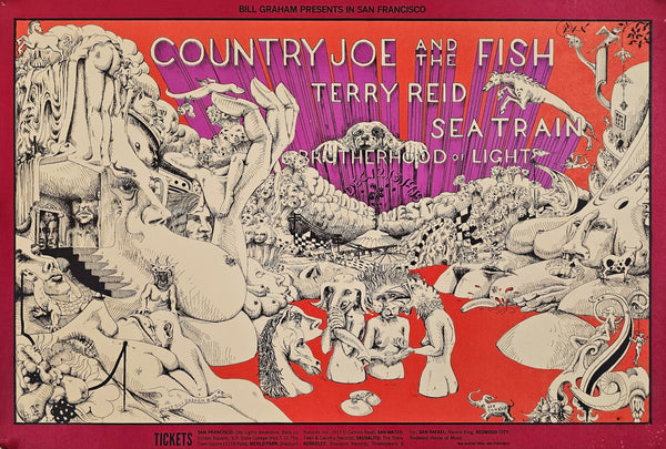 Country Joe by Lee Conklin (BG-149-1) - Original Vintage Poster