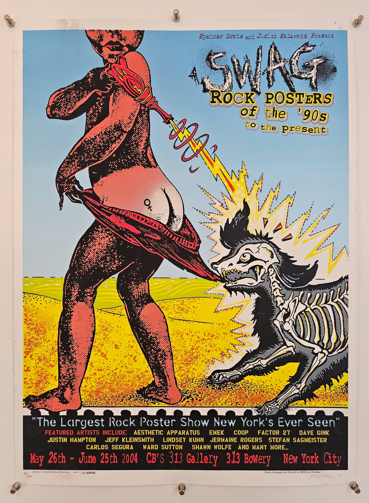 SWAG, Rock Art Poster Expo (#90/200) - Original Vintage Poster