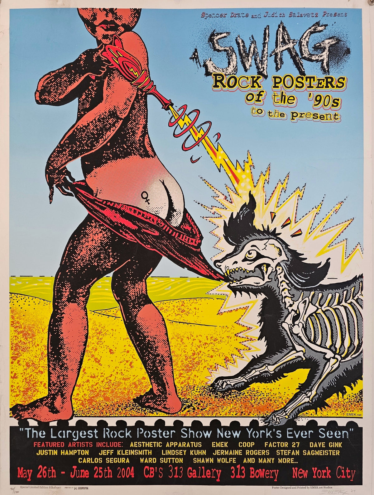 SWAG, Rock Art Poster Expo (#90/200) - Original Vintage Poster