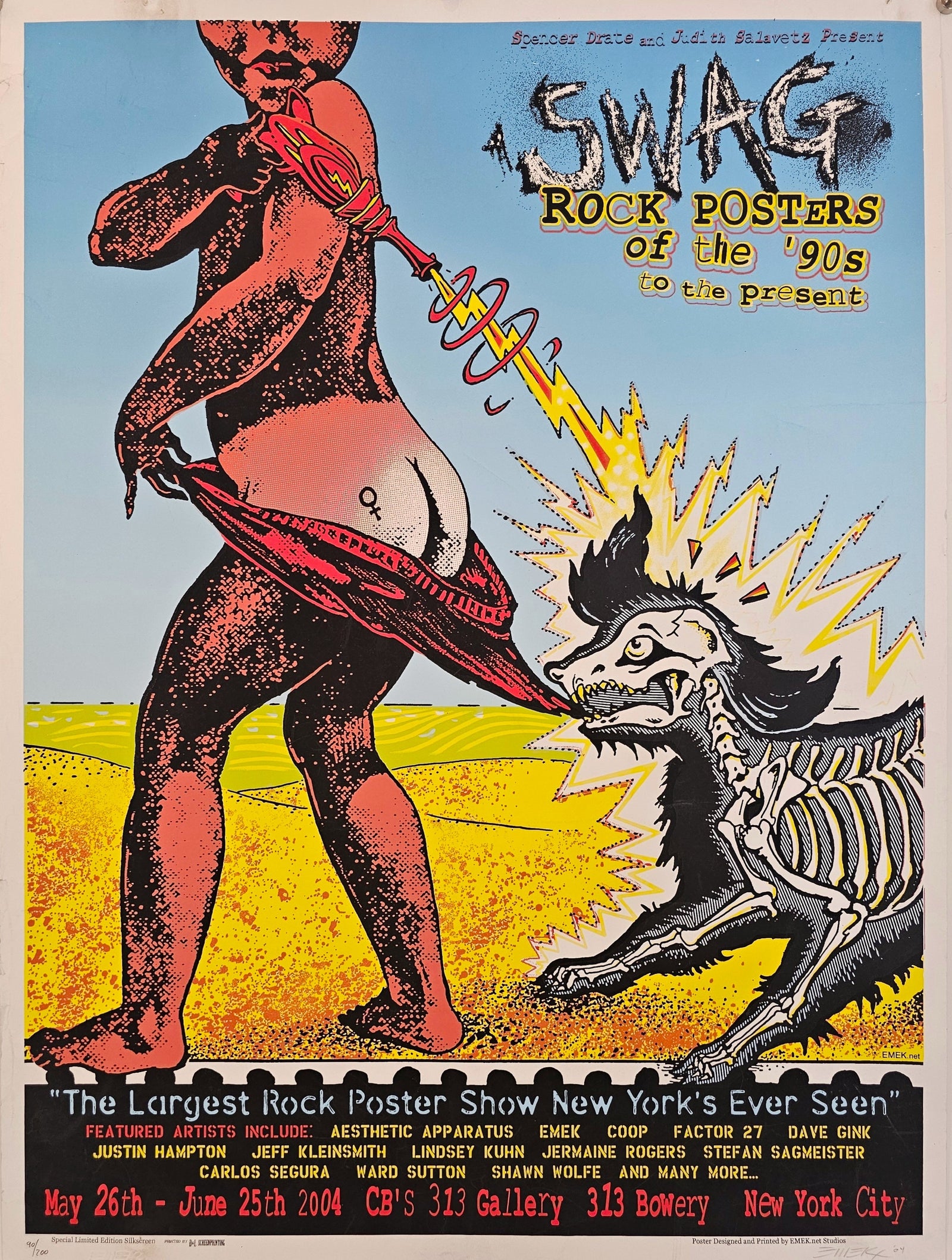 SWAG, Rock Art Poster Expo (#90/200) - Original Vintage Poster