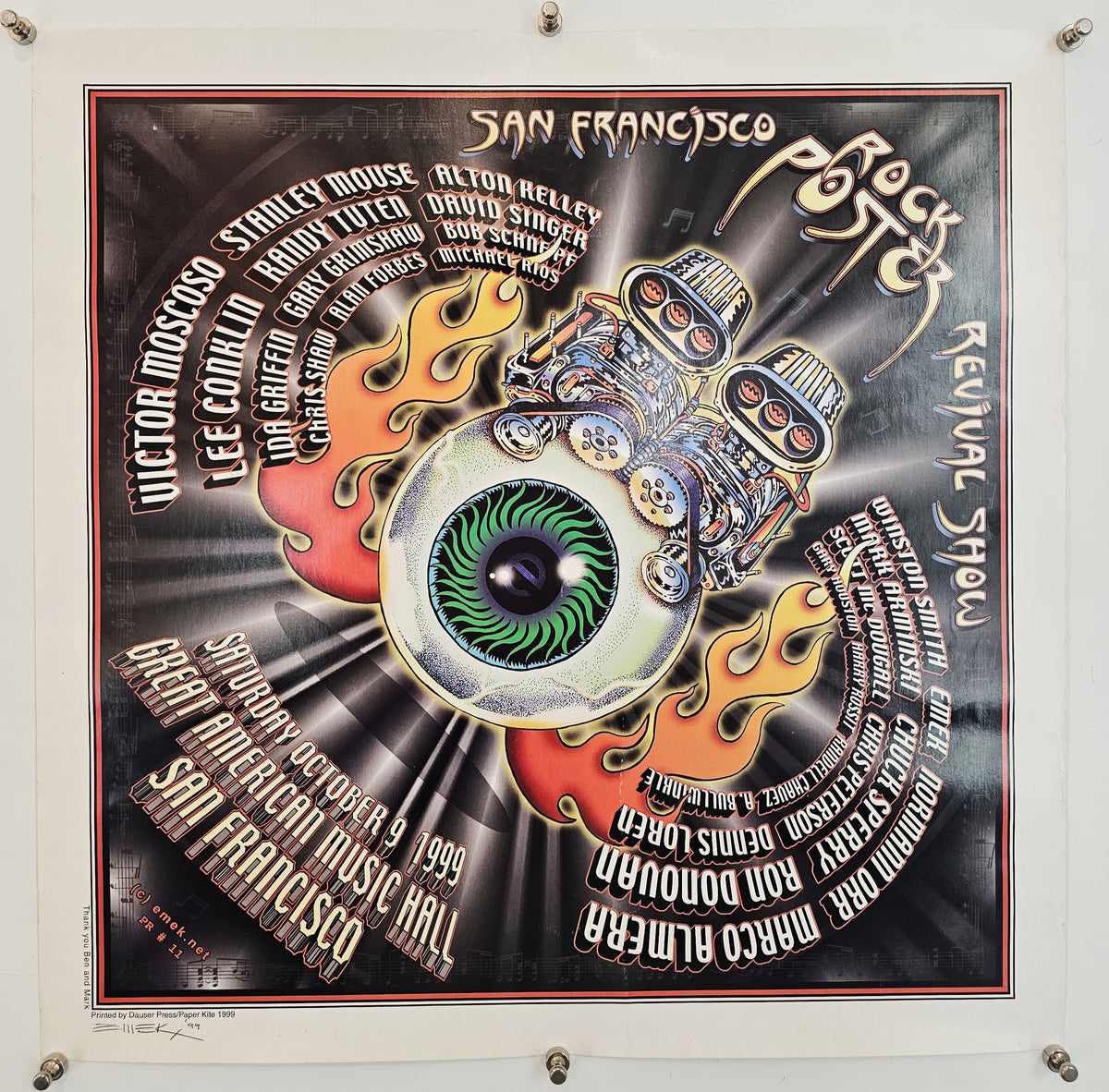 Rock Poster Revival by Emek - Original Vintage Poster