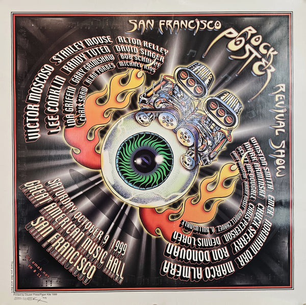 Rock Poster Revival by Emek (Signed) - Original Vintage Poster