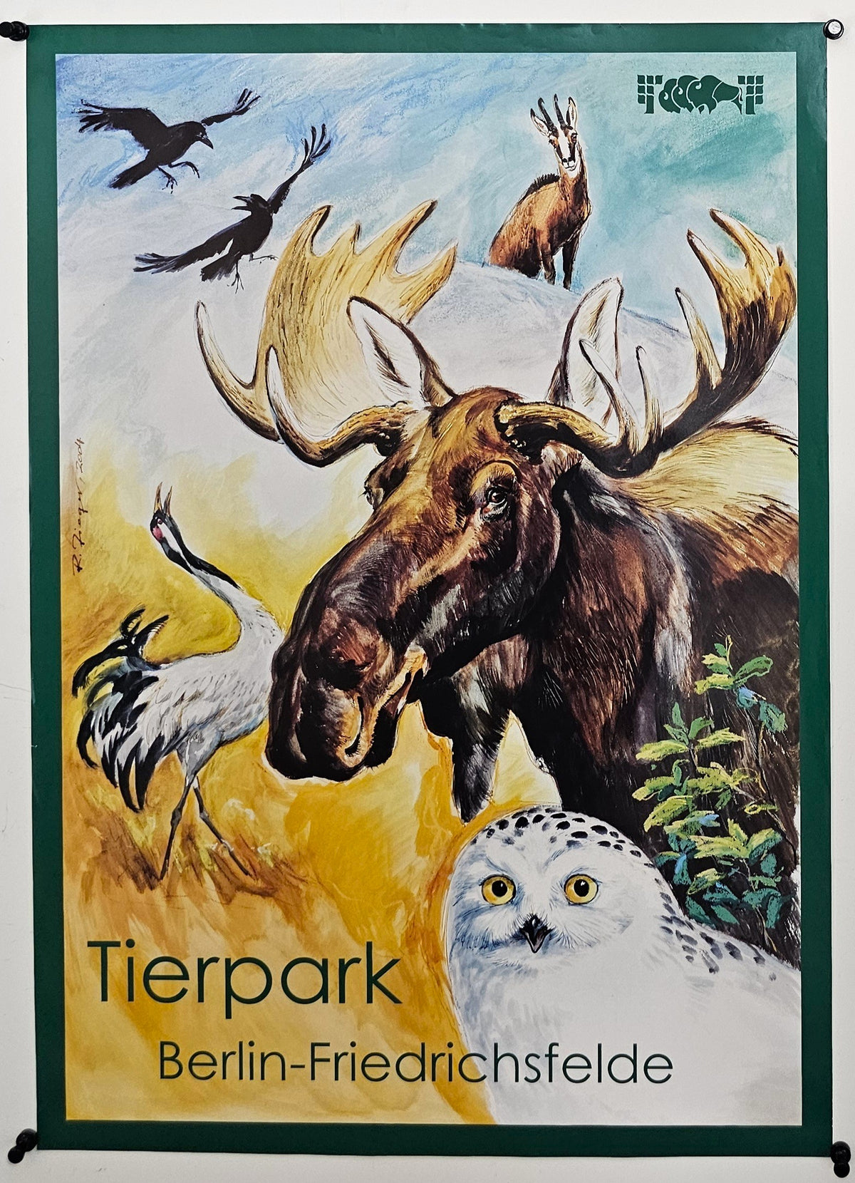 Berlin Zoo - Original Vintage Poster