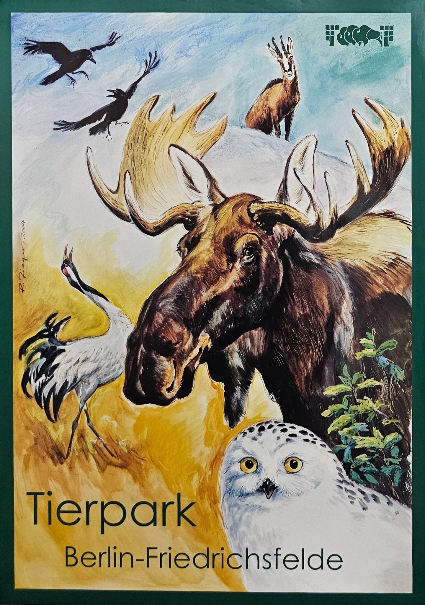 Berlin Zoo - Original Vintage Poster