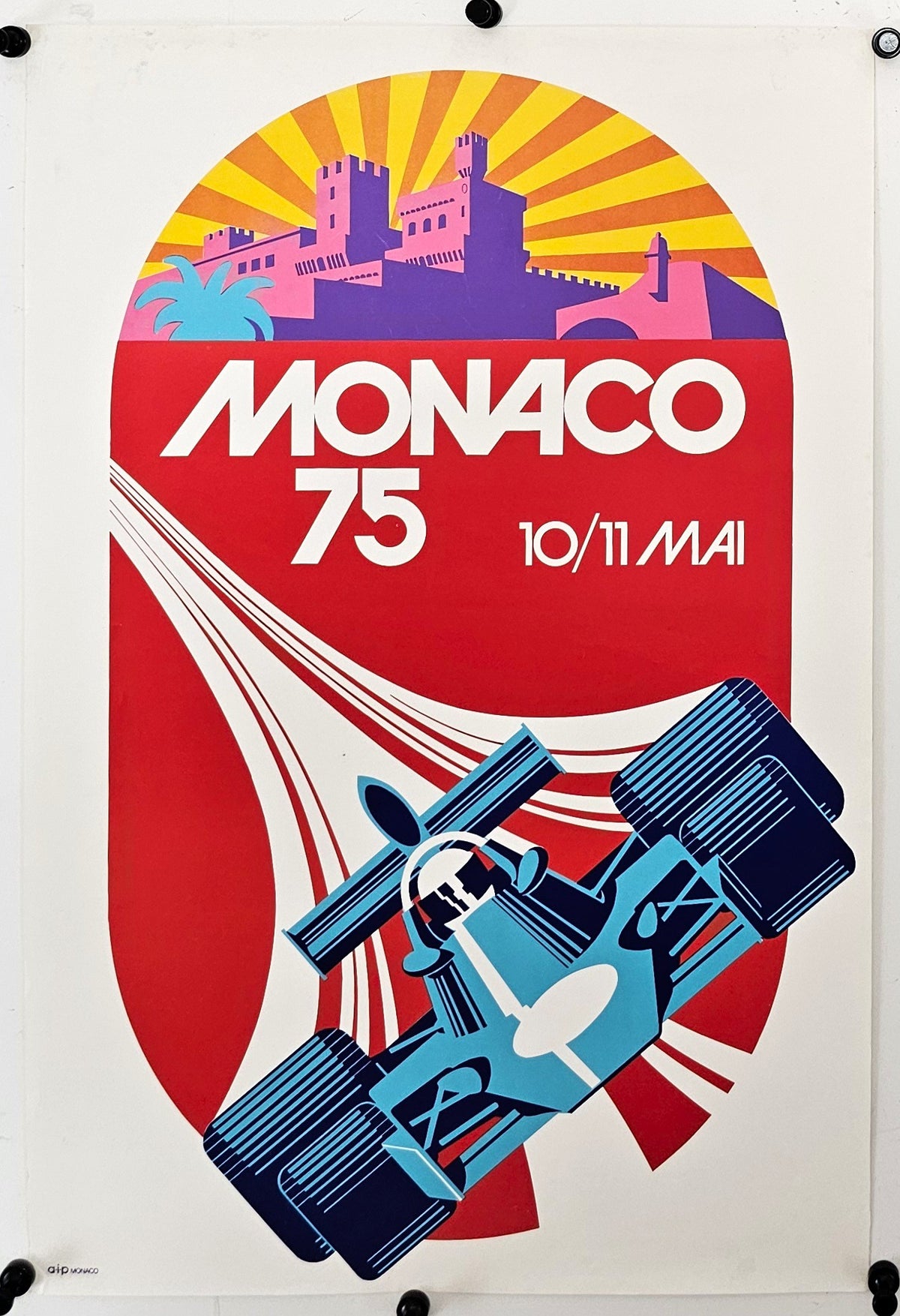 Monaco 75 - Original Vintage Poster